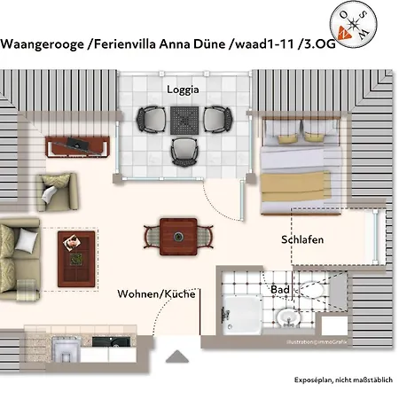 Apartment Ferienvillen Anna Duene Ferienvillen Anna Duene 1-11 Wangerooge